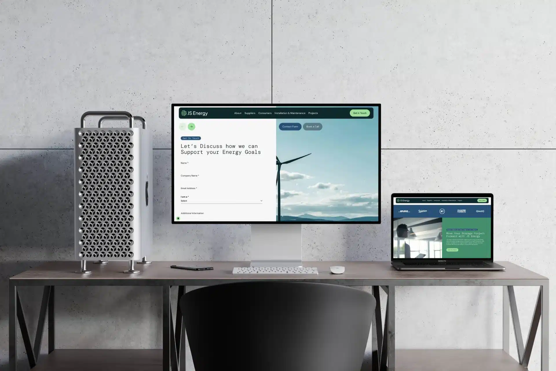 JS Energy Website Redesign